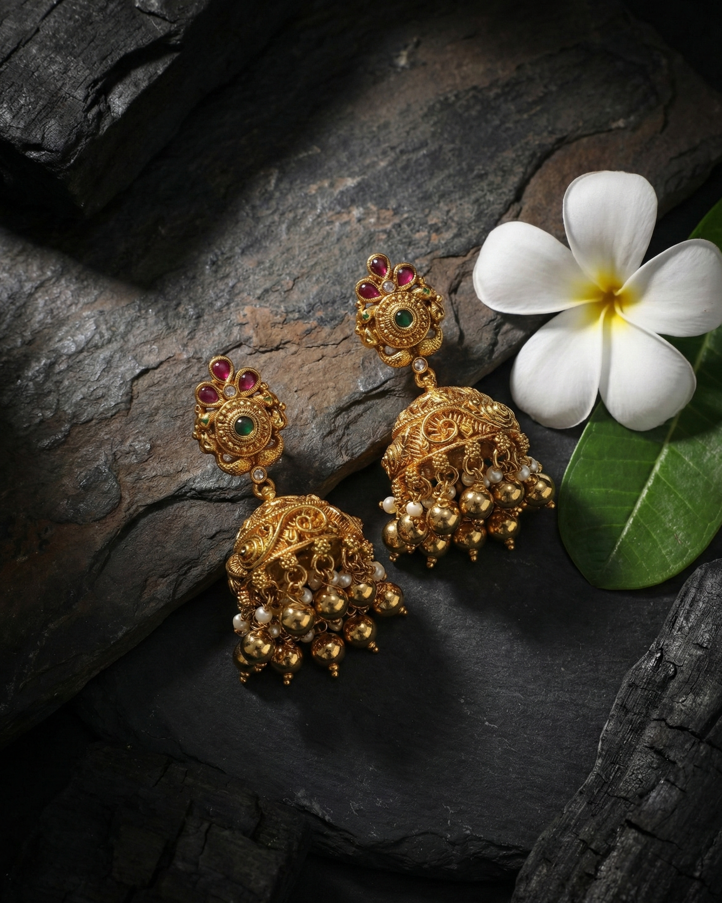 Mahalakshmi Divya Haaram Premium Temple Jewellery By Suwarnikaa Jewels