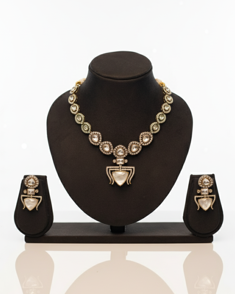 Suwarnikaa’s Lightstorm ⚡ Necklace Set