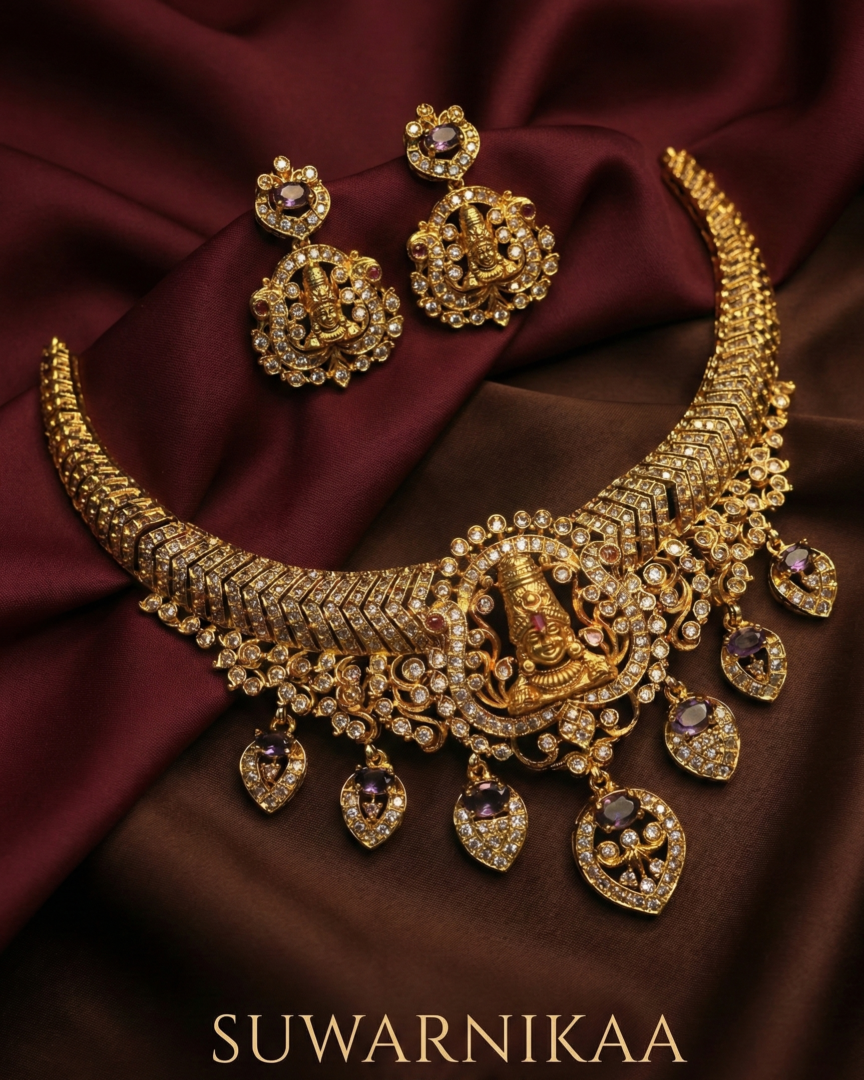 vaikunta Kanti By Suwarnikaa jewels premium temple jewellery
